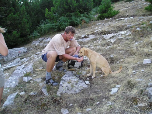 Fifák je už celý zničený chudák :D noo piť sa musí.A Miloško bol taký dobrý,že sa obetoval a dal mu svoju vodu :)