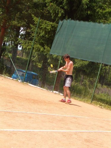 Jaaaa,ich spiele Tennis