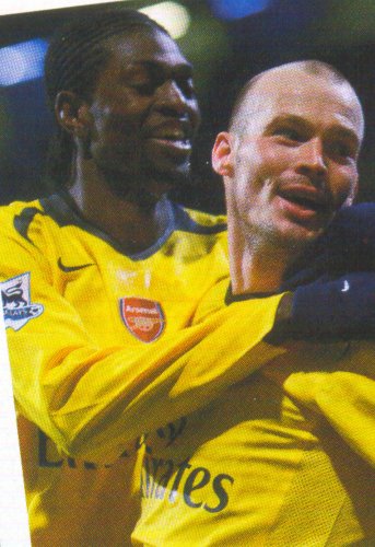 Adebayor a Ljungberg