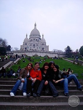 moji milacci a ja zasa pred sacre coeur