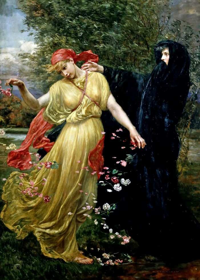  At the First Touch of Winter, Summer Fades Away (Valentine Cameron Prinsep)