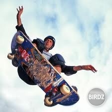 tony hawk na reklamnom skateboarde :D