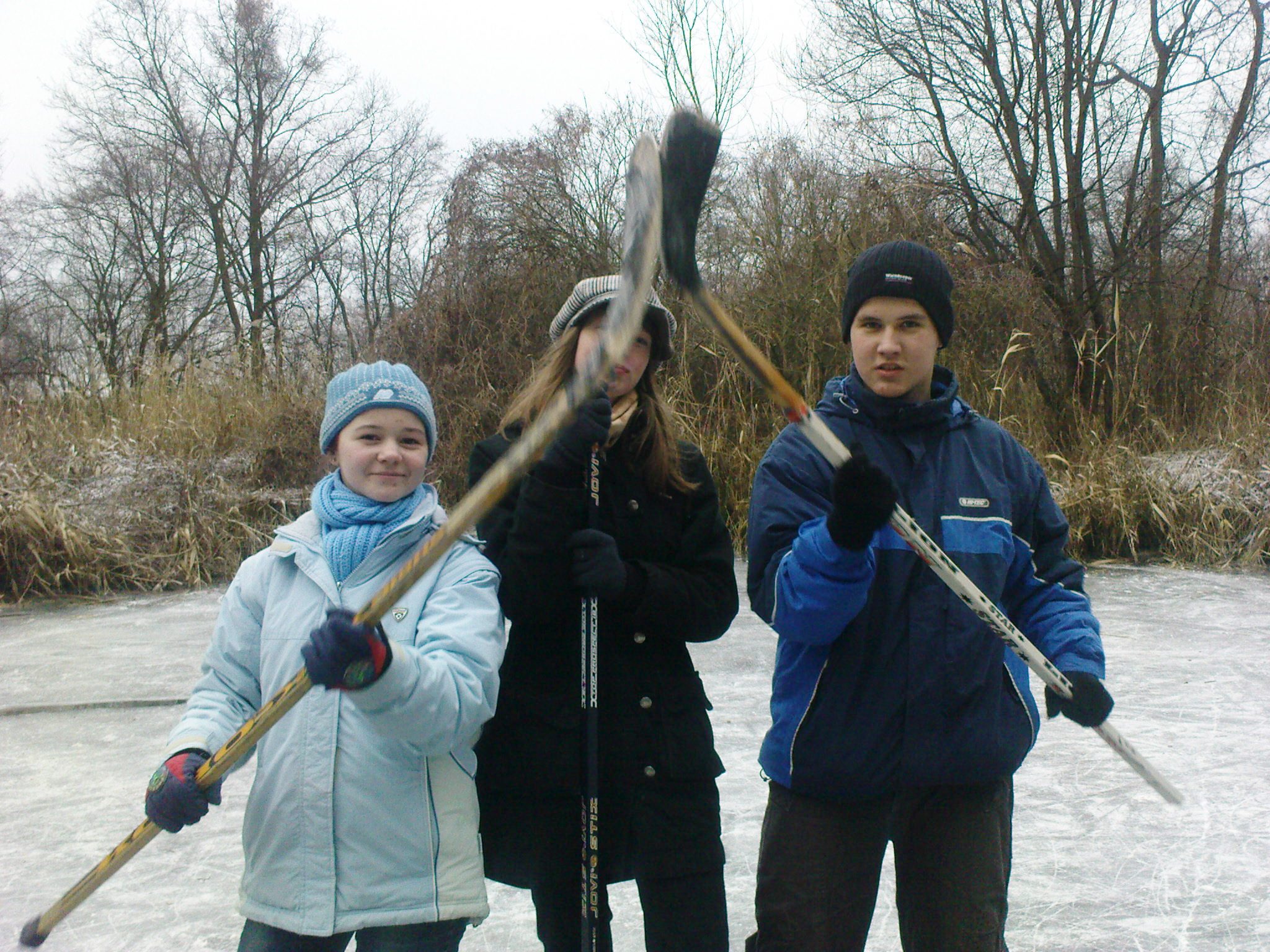 31.12.2009 Hokej na dedinskom 