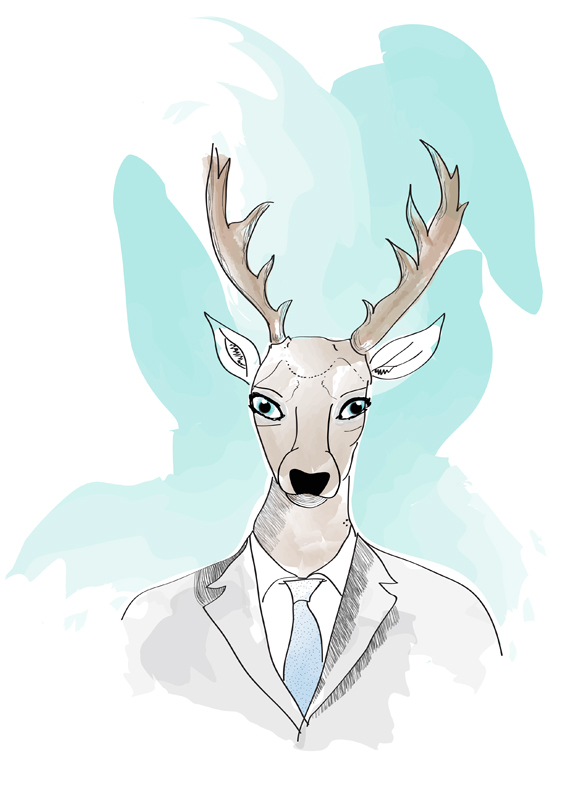 the deer