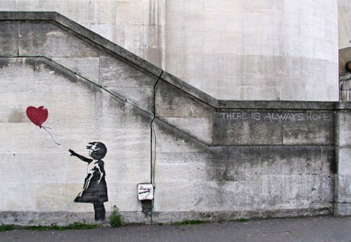 Vzdy je nadej- banksy