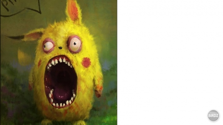 pobúrený Pikachu