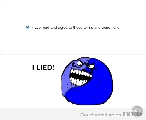 the biggest lie :D