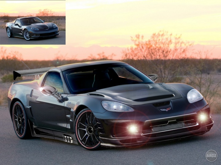 Chevrolet corvette ZR 1 blacktuned:)