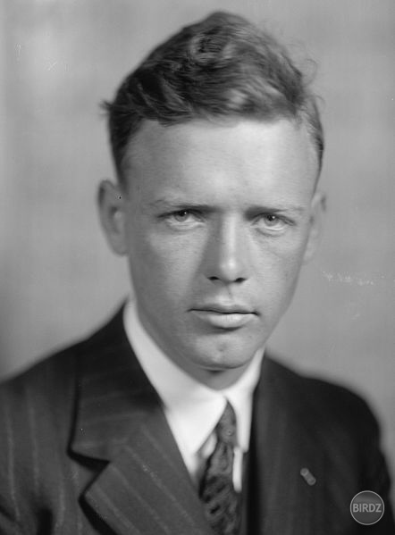 Charles Lindbergh (1902-1974), autor prvého sólového preletu nad Atlantickým oceánom