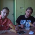 ja & my metal brother papame parizsky salat a 2rozky:D