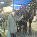 November 2009 - Opätovná návšteva Londýna, toto konkrétne je železné súsošie koní na Horse Markete v Camden Town. Príjemný predvianočný trip to bol...