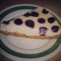 Prvý cheesecake s čučoriedkami :)