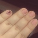 piggy nails on my sósidž hands!