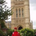 Westminster Abbey zo záhrady