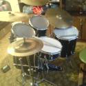 moj biedny drumset:)