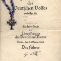 Ehrenkreuz der deutschen Mutter - Čestný kríž nemeckej matky