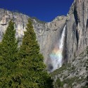 Dúha v hmle, Yosemite Falls, California