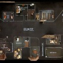 mapa mestečka Dogville 