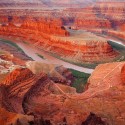 Colorado river z Dead Horse Point, Utah