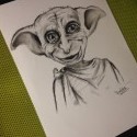 Taaaak pre všetkých milovníkov HP som nakreslila milučkého Dobbyho ^_^ ... Este stále som sa nezmierila s jeho smrťou v sedmičke T_T 