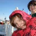 Natalka & David on the ferry