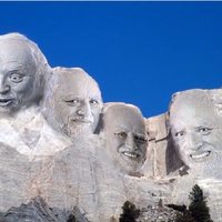 Aka krajina, taky Mount Rushmore