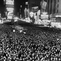 A takto sa vital novy rok 1939 na times square