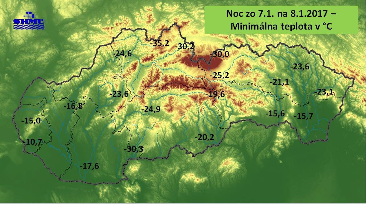 na orave oficialne -35°C!!!