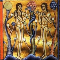 The Canturbury Psalter, Adam and Eve and the Mushroom of Knowledge, 1147 nášho letopočtu