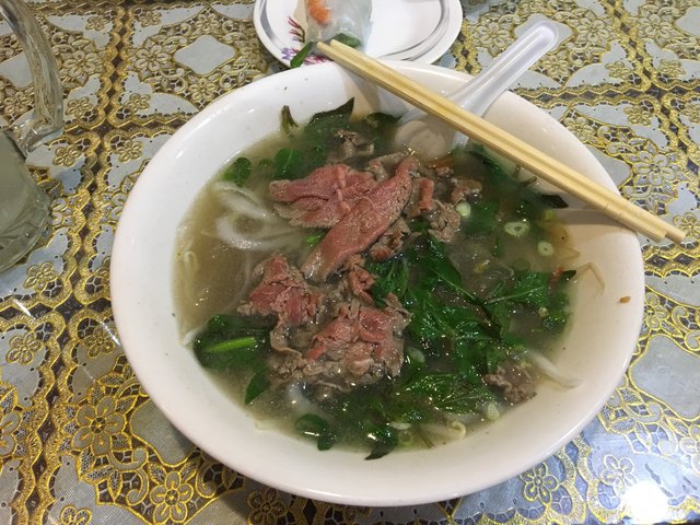 Pho Bo vo Vietnamskej restike na Taiwane