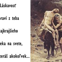 obraz: A. Morot - Milosrdný samaritán