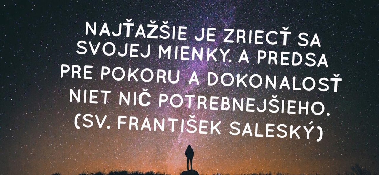 Najťažšie je zriecť sa...