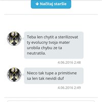 Tesn pocit, ked vam bez akehokolvek kontextu pride nieco taketo, a potom si vas yo este aj blokne, aby ste nemohli reagovat.
Vysvetli mi niekto prosim, z ktorej liecebne toto utieklo? :-D
Smejem sa, strasne sa smejem :-D :-D :-D